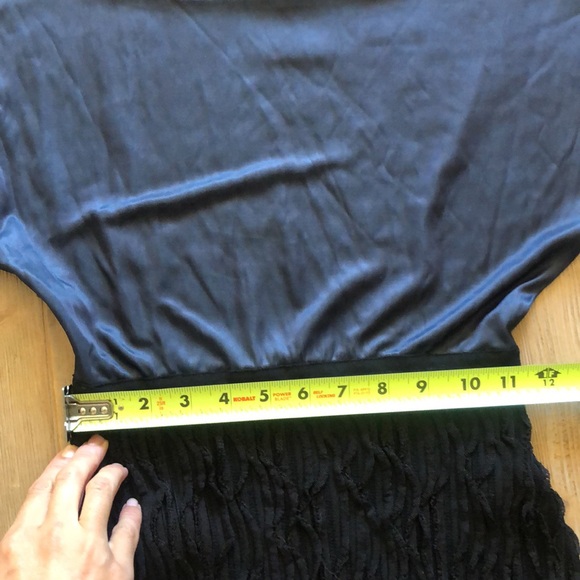 Chanel navy blue/Gray and Black Dress 34 - Picture 10 of 12